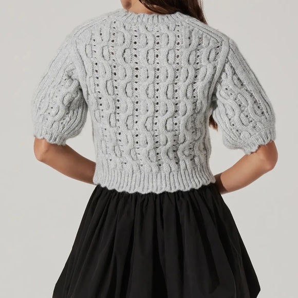 ASTR the Label Bow tie Cardigan - Picture 2 of 3